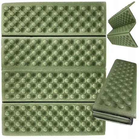 Mata piankowa składana turystyczna zielona 14387_Z