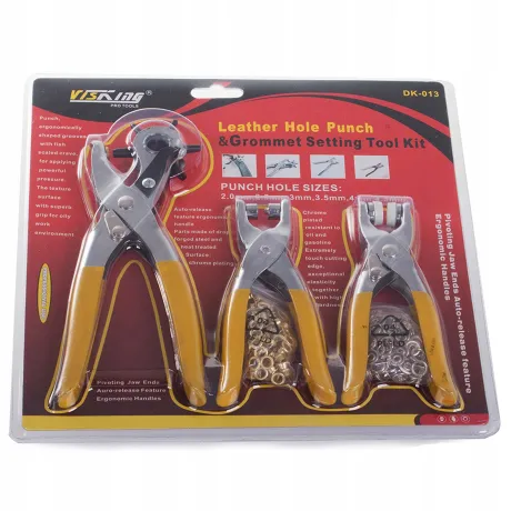 Zestaw kaletniczy do skóry napownica dziurkacz 11257