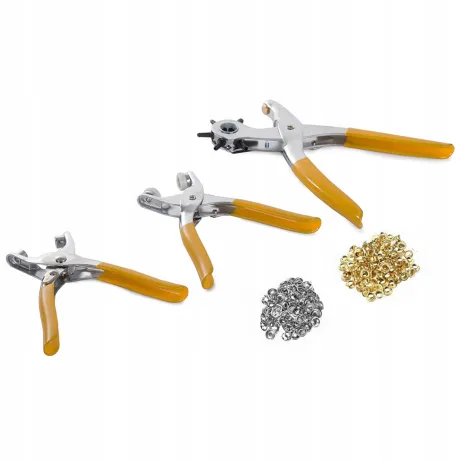 Zestaw kaletniczy do skóry napownica dziurkacz 11257