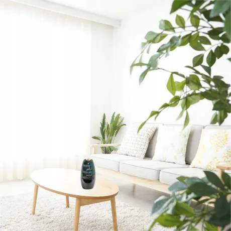 Kominek zapachowy ceramiczny w kształcie wodospadu kadzidło + 10 knotów 27420_N