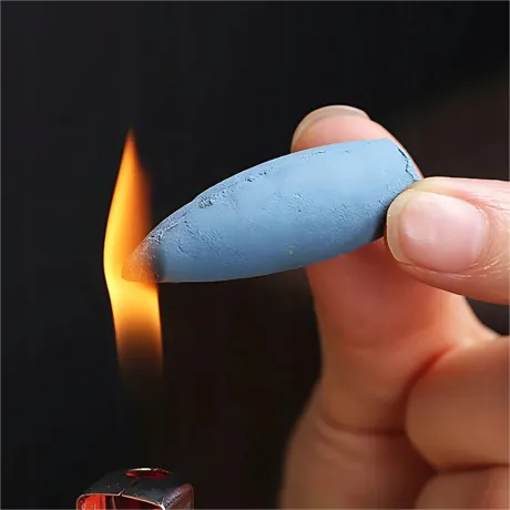 Kominek zapachowy ceramiczny w kształcie wodospadu kadzidło + 10 knotów 27420_N