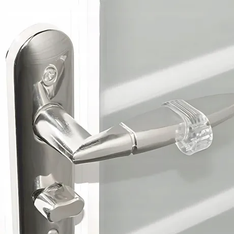 Silikonowy odbojnik na drzwi klamkę osłona ogranicznik przezroczysty odbój 27573