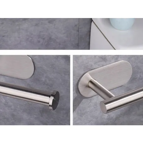 Uchwyt samoprzylepny na ręczniki papierowe bez wiercenia metalowy 27557