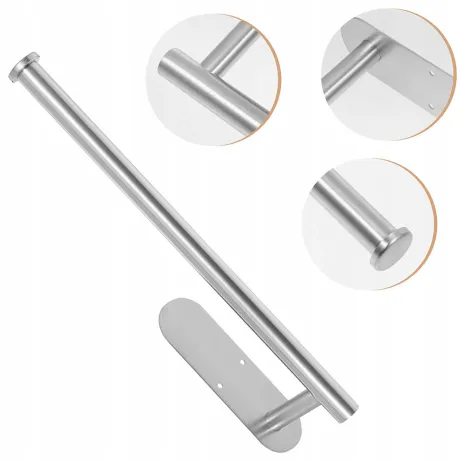 Uchwyt samoprzylepny na ręczniki papierowe bez wiercenia metalowy 27557