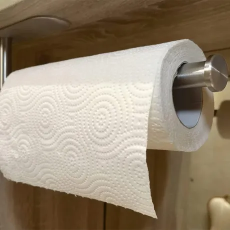 Uchwyt samoprzylepny na ręczniki papierowe bez wiercenia metalowy 27557