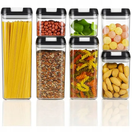 Pojemniki kuchenne na żywność z uszczelką 7szt. 07365