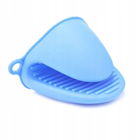 Rękawica kuchenna silikonowa niebieska 07058_N