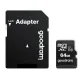 Karta pamięci 64GB Goodram micro SD + adapter SD M1AA-0640R12