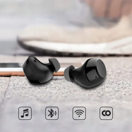 Słuchawki bezprzewodowe douszne bluetooth etui z powerbankiem TWS AIR100 PRO